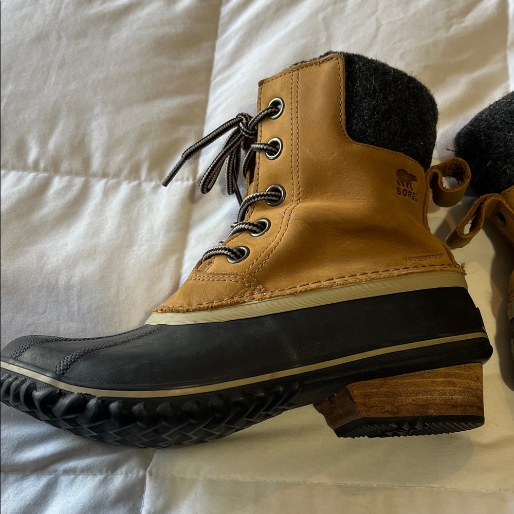 Sorel Short Duck Boots Ankle Booties - Picture 7 of 11